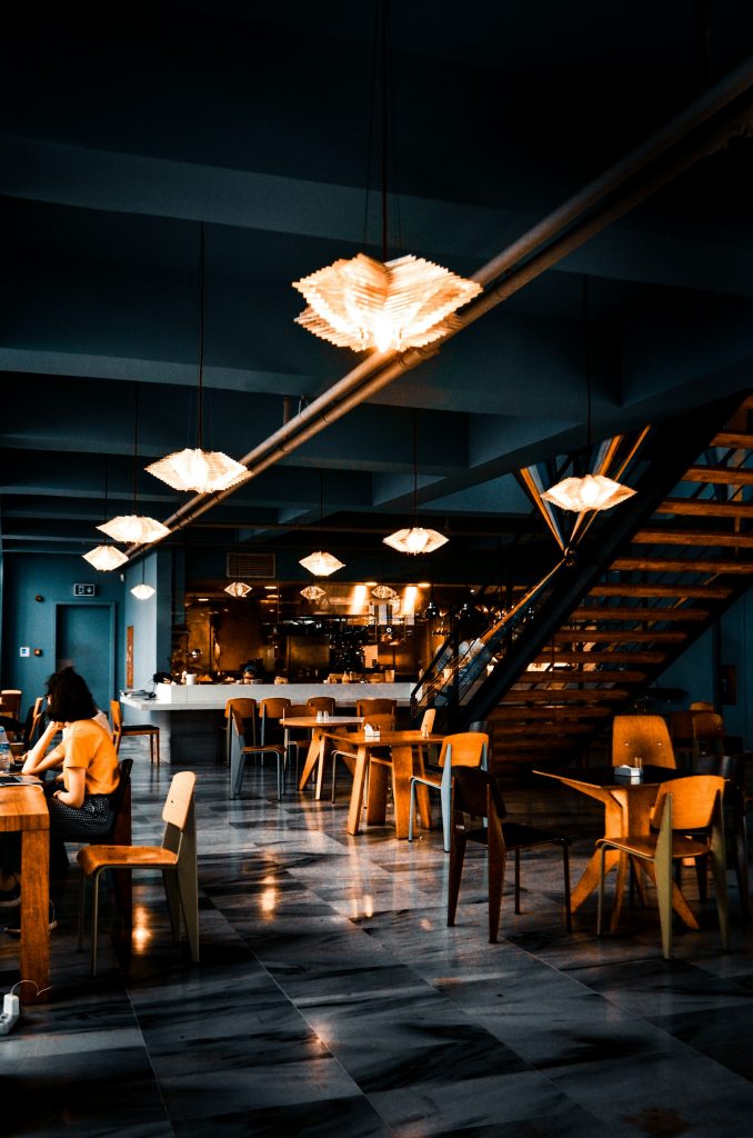 Sfeervol restaurant van een hotel